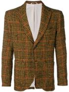 East Harbour Surplus Checked Blazer - Brown