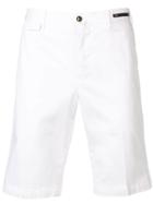 Pt01 Plain Tailored Shorts - White