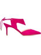 Nicholas Kirkwood Leda Pumps, Women's, Size: 38.5, Pink/purple, Calf Leather/leather