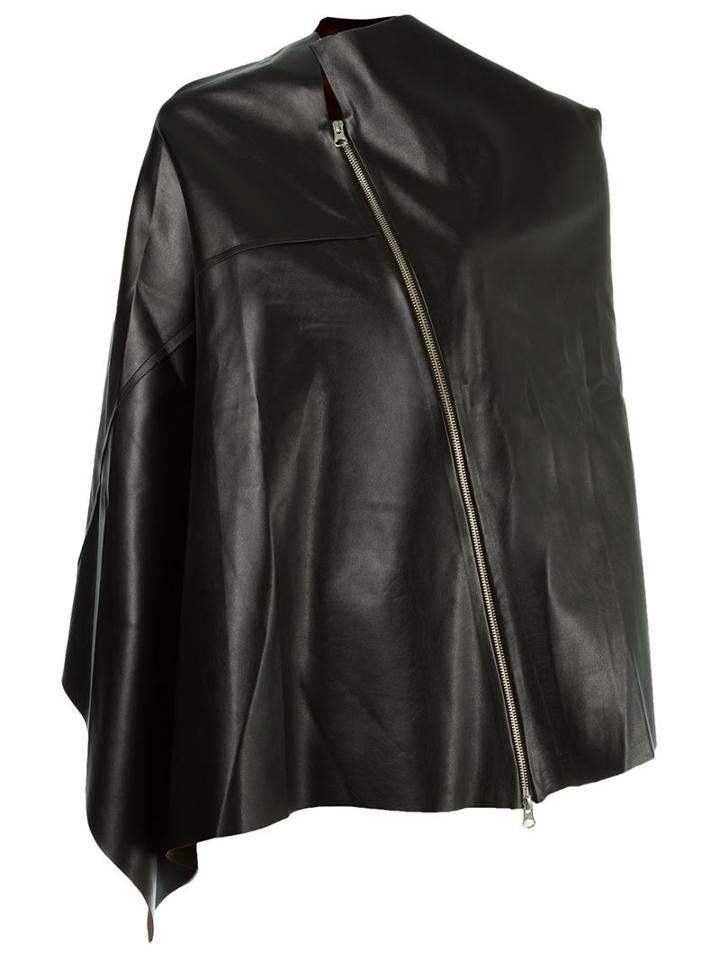 Uma Raquel Davidowicz Poncho Style Jacket, Women's, Black, Polyester