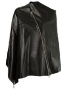 Uma Raquel Davidowicz Poncho Style Jacket, Women's, Black, Polyester