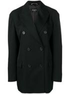 Rochas Loose-fit Double-breasted Blazer - Black