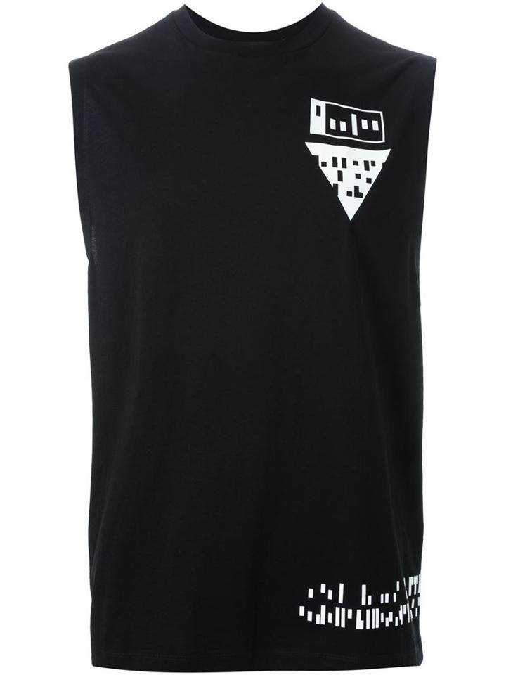 Alexander Wang Qr Code Sleeveless T-shirt