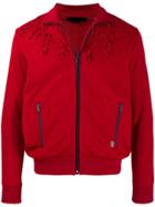 Stella Mccartney Cut-out Detail Zipped Jacket - Red