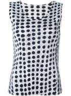 Pleats Please By Issey Miyake Printed Pleated Tank