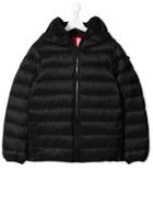 Ai Riders On The Storm Teen Hooded Puffer Jacket - Black