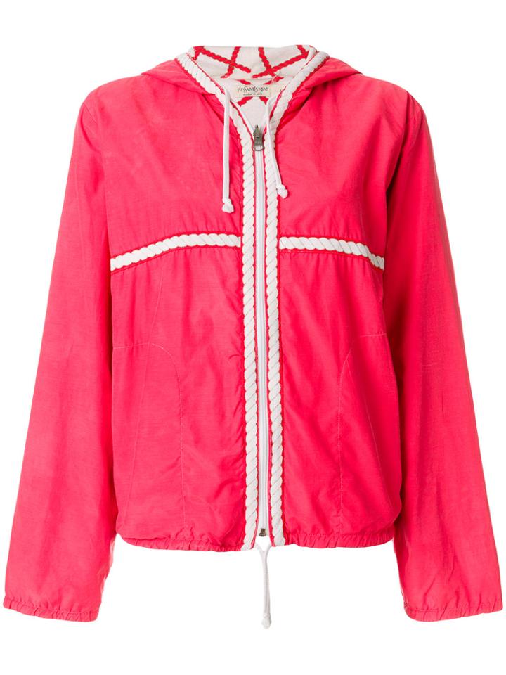 Yves Saint Laurent Vintage Hooded Jacket - Red