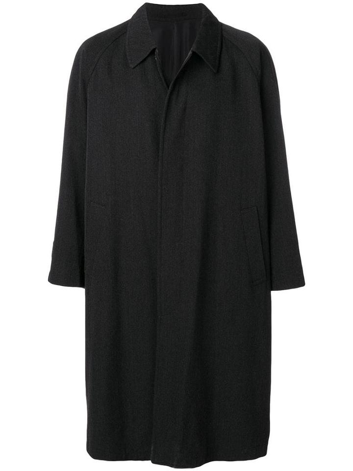 Comme Des Garçons Pre-owned 1997 Boxy Long Coat - Black