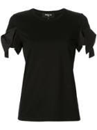 Paule Ka Bow-embellished T-shirt - Black