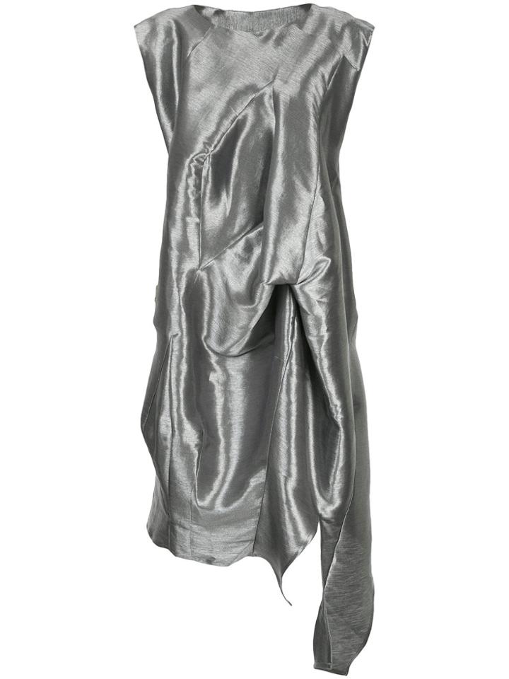 Micol Ragni Tunic Dress - Metallic