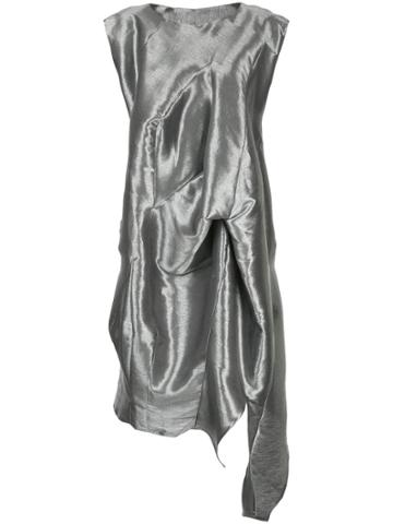 Micol Ragni Tunic Dress - Metallic