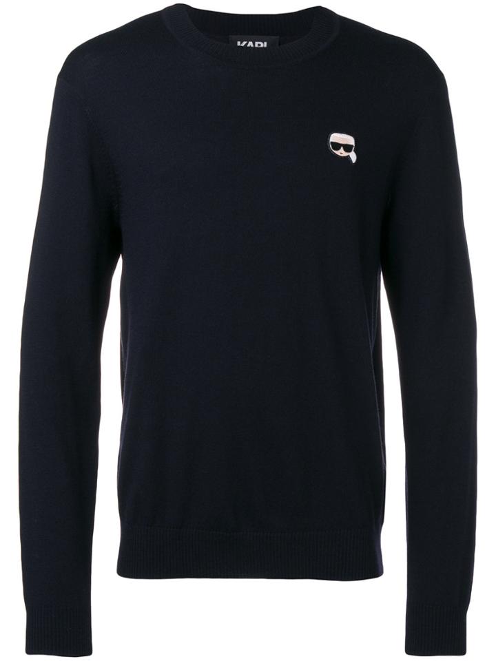 Karl Lagerfeld Karl Ikonic Sweater - Blue