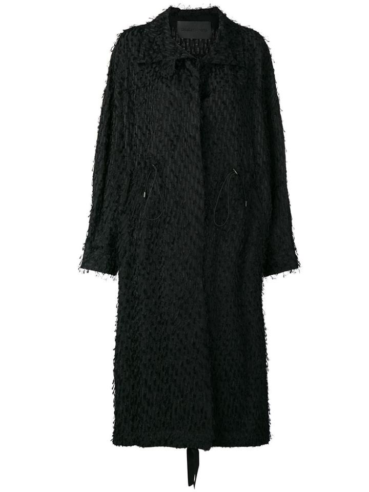 Christian Wijnants Carma Single-breasted Coat - Black