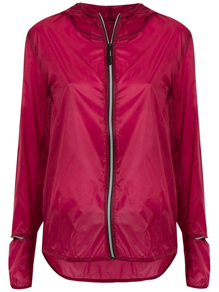Track & Field Hooded Windbreaker - Red