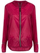 Track & Field Hooded Windbreaker - Red