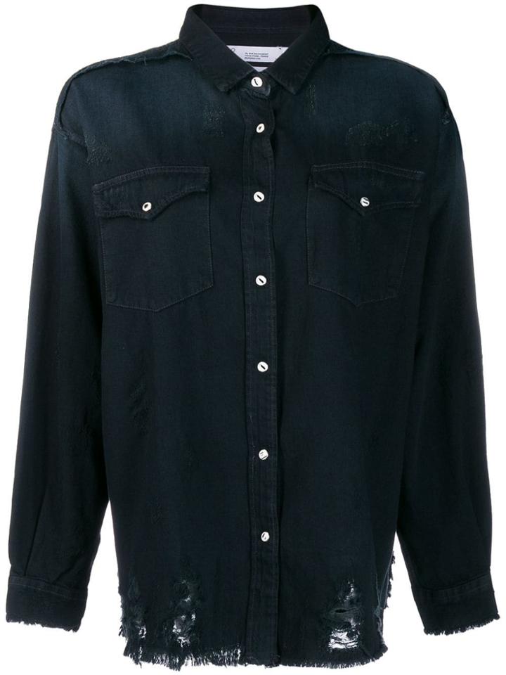 Iro Upbeat Denim Shirt - Blue