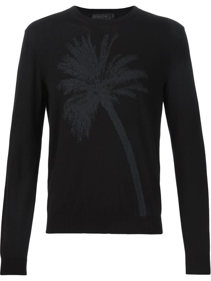 Calvin Klein Collection Palm Tree Sweater