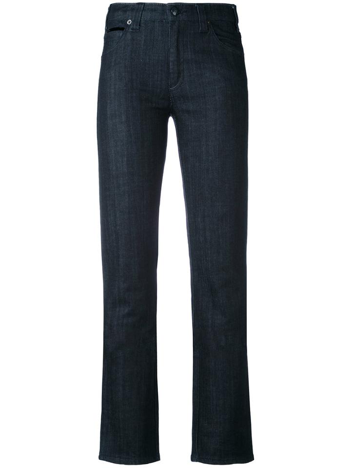 Armani Jeans - Regular Jeans - Women - Cotton/spandex/elastane - 27, Blue, Cotton/spandex/elastane