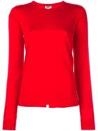 Kenzo Fine Knit Jumper, Women's, Size: Large, Red, Wool