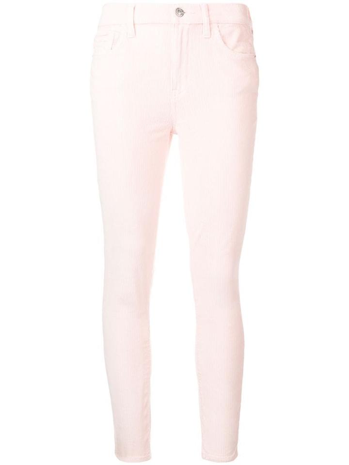 Current/elliott Cropped Skinny Jeans - Pink