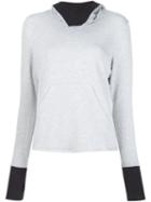 Monday Active Hooded Sweatshirt, Women's, Size: Large, Grey, Cotton/spandex/elastane/modal