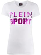 Plein Sport Contrast Logo T-shirt - White