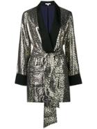 Layeur Tie-detail Blazer - Gold