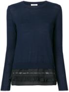 P.a.r.o.s.h. Frill Detail Jumper - Blue