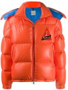 Moncler Logo Patch Puffer Jacket - Orange