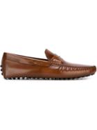 Tod S Classic Penny Loafers, Men's, Size: 6, Brown, Leather/rubber