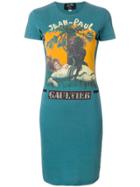 Jean Paul Gaultier Vintage Logo T-shirt Dress - Blue