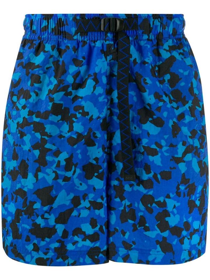Nike Printed Swim Shorts - Blue