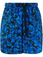 Nike Printed Swim Shorts - Blue