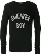 Unconditional Sweater Boy Jumper - Black
