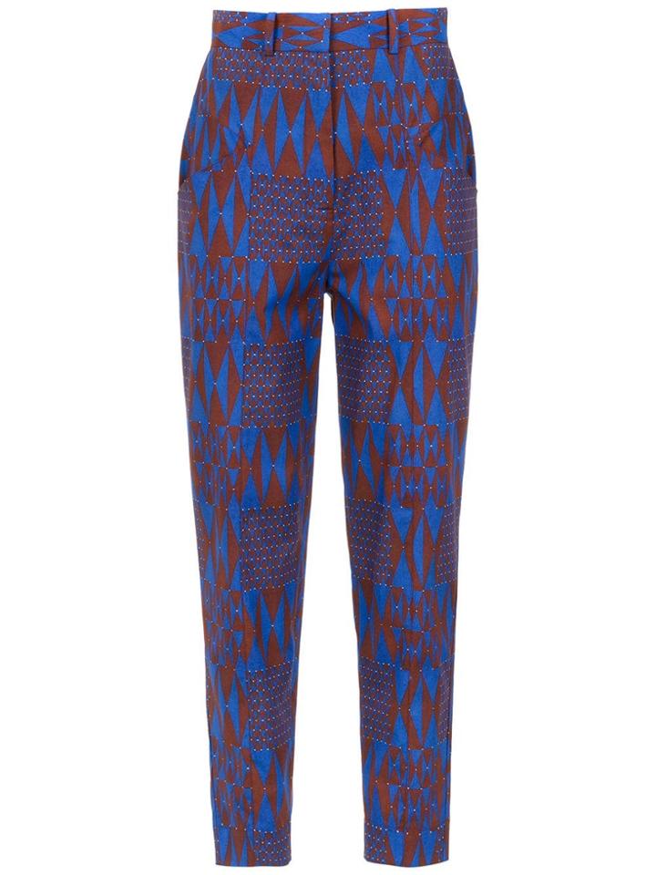 Andrea Marques Printed Pants - Multicolour
