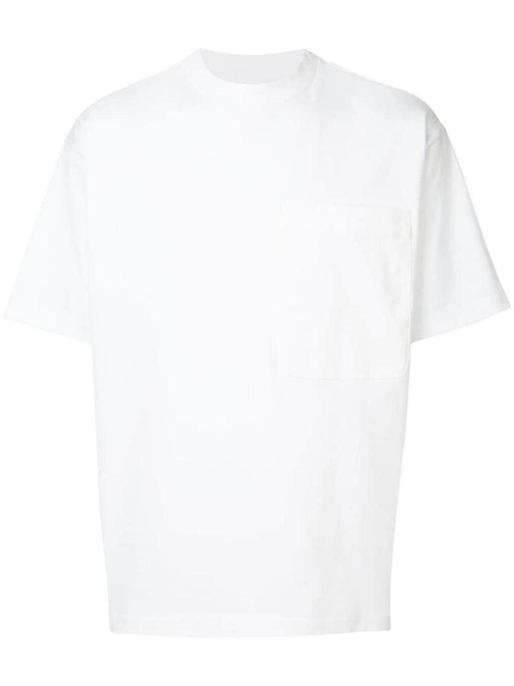 N. Hoolywood Chest-pocket Short Sleeve T-shirt - White