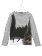 Finger In The Nose Skater Print T-shirt