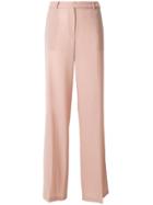 Piccione. Piccione Flared Trousers - Pink & Purple