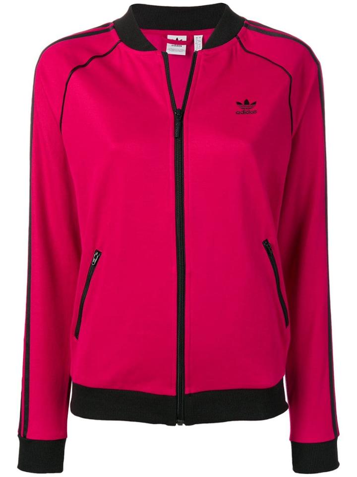 Adidas Tri-stripe Track Jacket - Pink & Purple