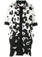 Antonio Marras - Abstract Print Top - Women - Cotton/polyester/acetate/viscose - 1, Black, Cotton/polyester/acetate/viscose