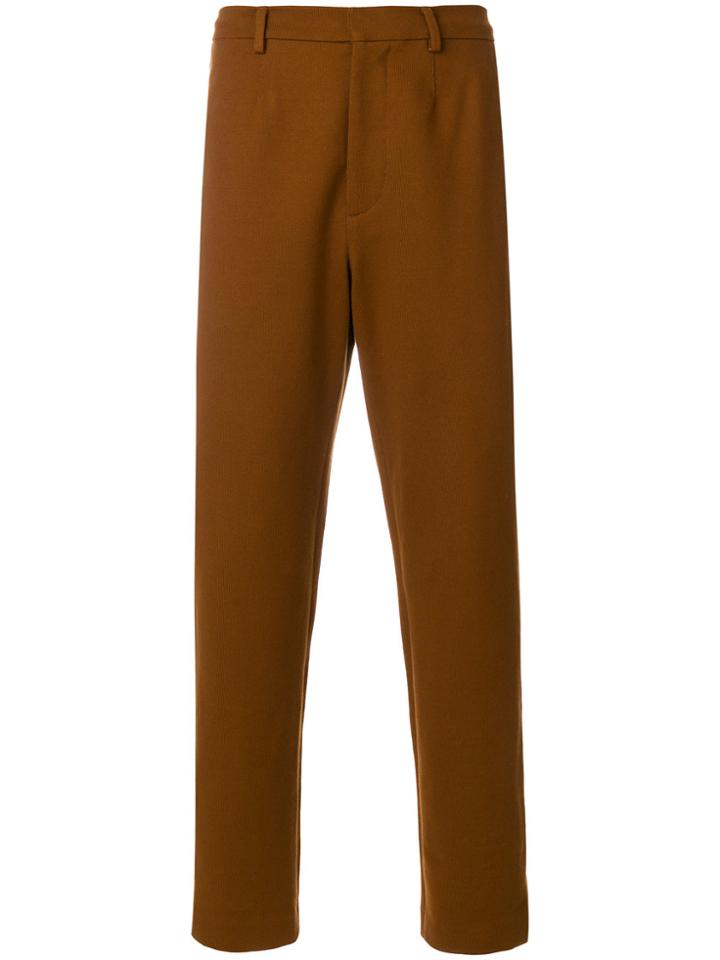 Dell'oglio Slim Fit Trousers - Brown