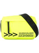 Ports V Slogan Zipped Belt Bag - Yellow