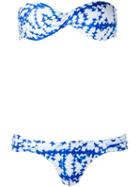 Sub Bandeau Bikini Set, Women's, Size: Medium, Blue, Spandex/elastane/polyamide