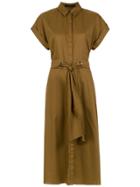 Andrea Marques Midi Shirt Dress - Green