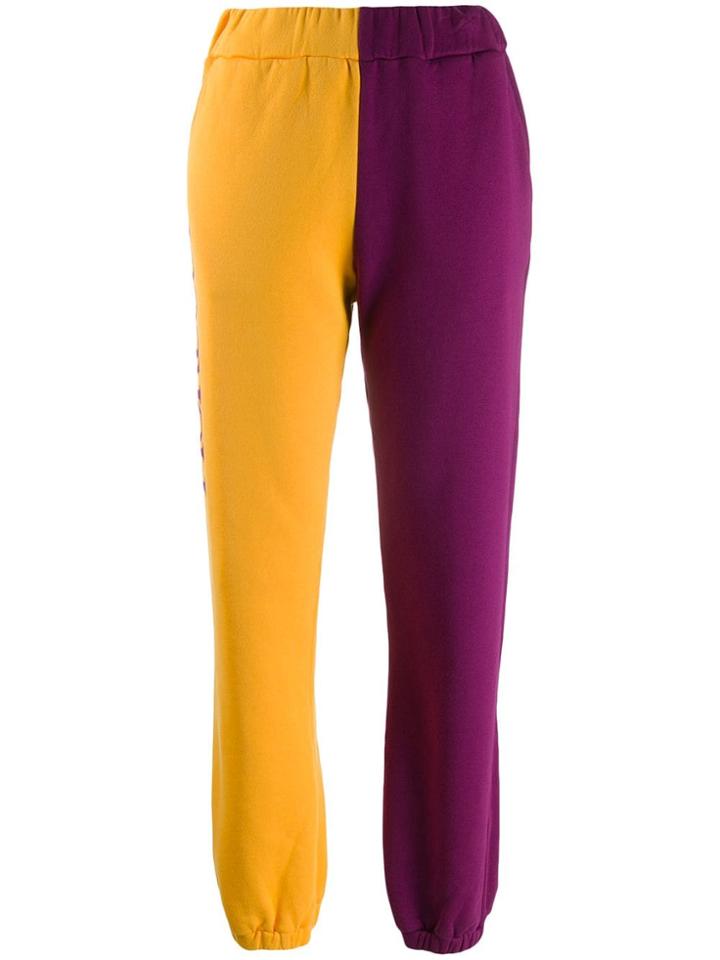 Fiorucci Two-tone Joggers - Purple