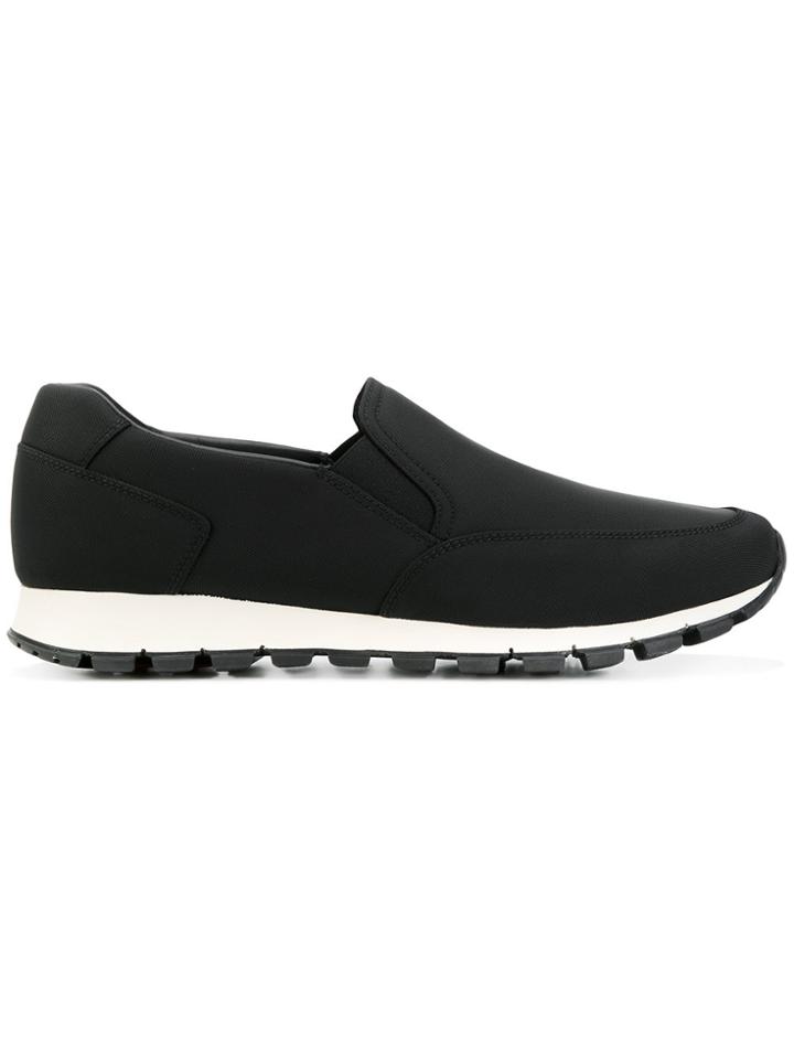 Prada Slip-on Sneakers - Black