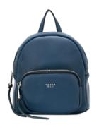 Tosca Blu Logo Plaque Small Backpack - Blue