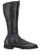 Guidi Zip Front Mid-calf Boots - Black