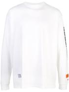 Heron Preston Logo Sleeve Sweatshirt - White