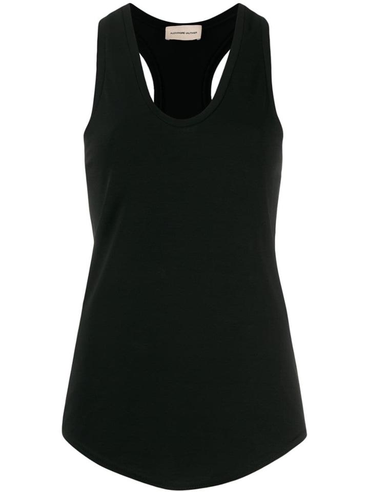 Alexandre Vauthier U-neck Tank Top - Black